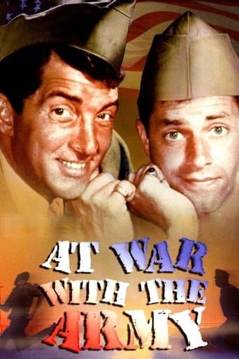 Movie poster for At War with the Army