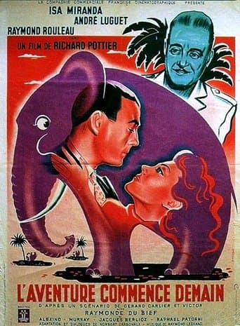 Movie poster for Adventure Starts Tomorrow