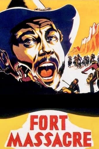 Movie poster for Fort Massacre