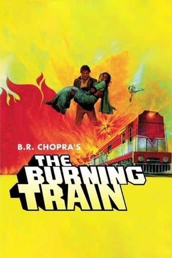 Movie poster for The Burning Train