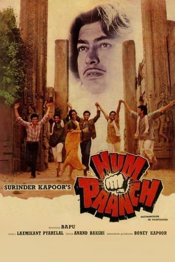 Movie poster for Hum Paanch