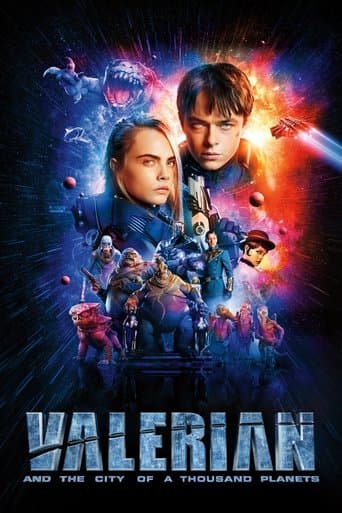 Movie poster for Valerian and the City of a Thousand Planets