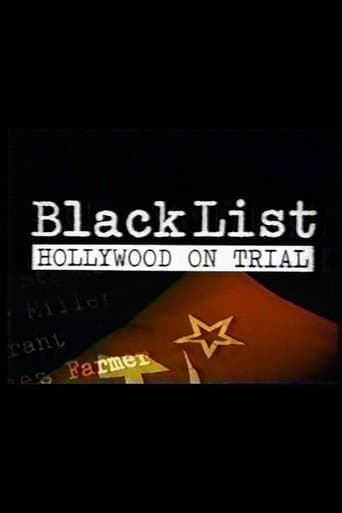 Movie poster for Blacklist: Hollywood on Trial