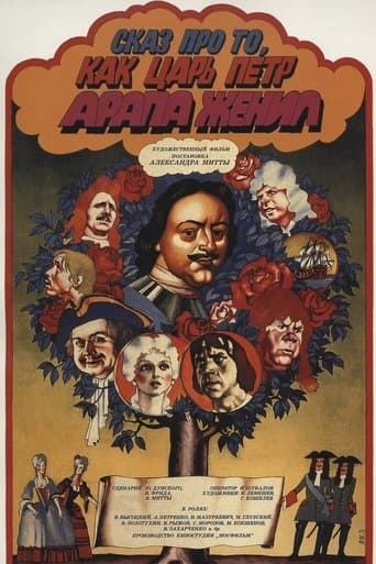 Movie poster for Tale About Czar Pyotr Arranging Arap's Wedding