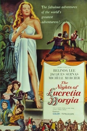 Movie poster for The Nights of Lucretia Borgia