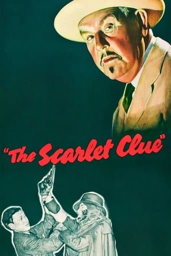 Movie poster for The Scarlet Clue