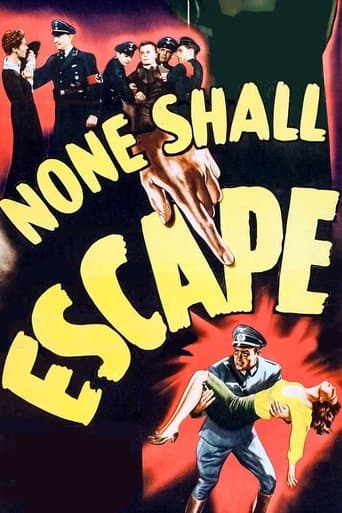 Movie poster for None Shall Escape