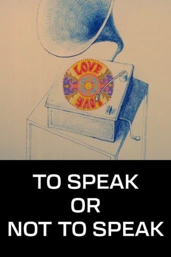 Movie poster for To Speak or Not to Speak