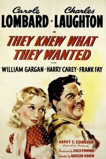 Movie poster for They Knew What They Wanted