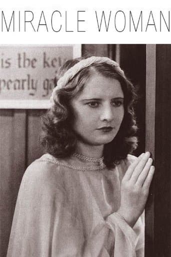 Movie poster for The Miracle Woman