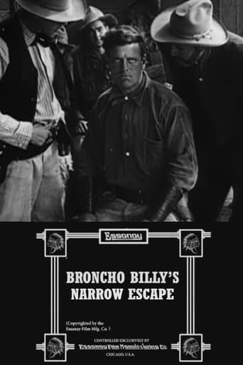 Movie poster for Broncho Billy's Narrow Escape