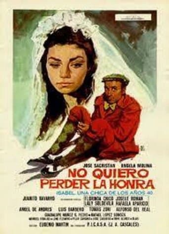 Movie poster for No quiero perder la honra