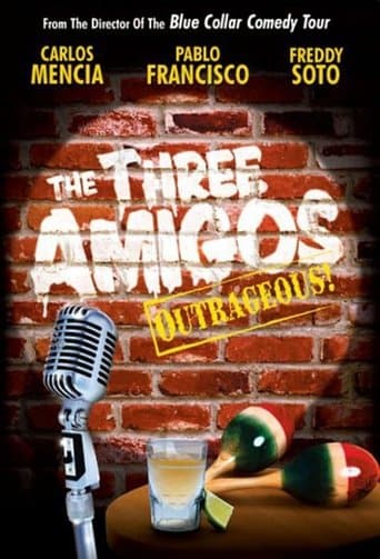Movie poster for The Three Amigos - Outrageous!