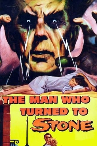 Movie poster for The Man Who Turned to Stone