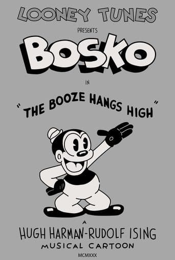 Movie poster for The Booze Hangs High