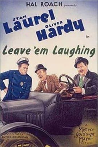 Movie poster for Leave 'Em Laughing