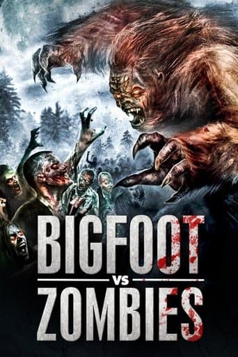 Movie poster for Bigfoot vs. Zombies