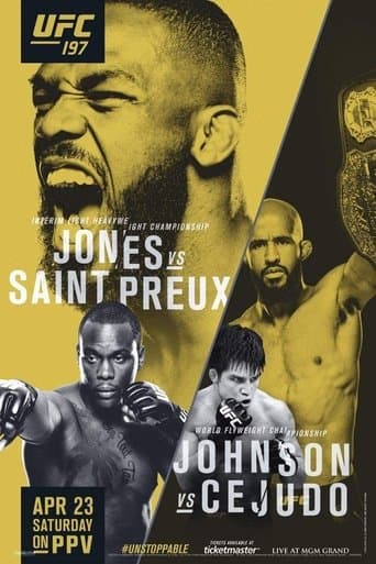 Movie poster for UFC 197: Jones vs. Saint Preux