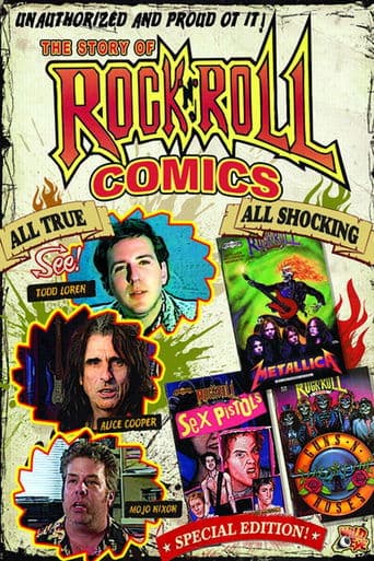 Movie poster for The Story of Rock 'n' Roll Comics