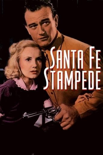 Movie poster for Santa Fe Stampede