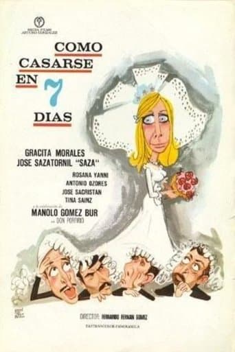 Movie poster for Cómo casarse en siete días
