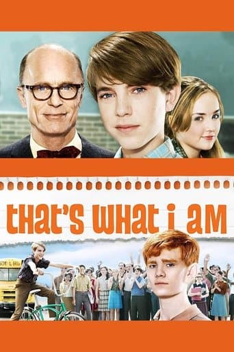 Movie poster for That's What I Am