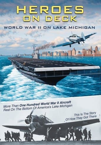 Movie poster for Heroes On Deck: World War II on Lake Michigan