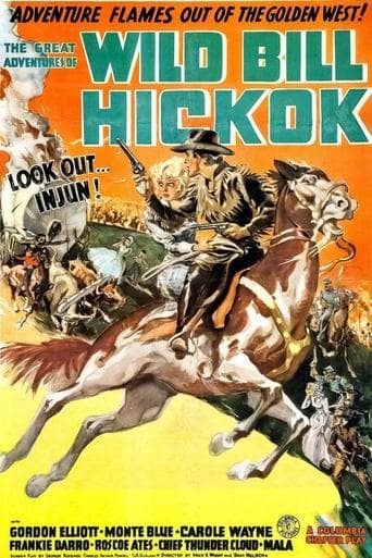 Movie poster for The Great Adventures of Wild Bill Hickok