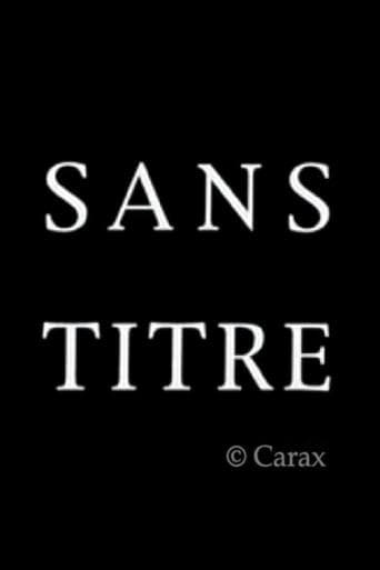 Movie poster for Sans Titre