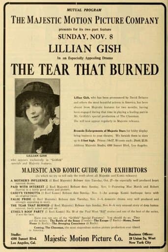 Movie poster for The Tear That Burned