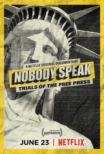 Movie poster for Nobody Speak: Trials of the Free Press