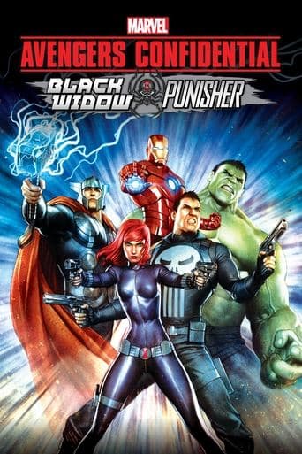 Movie poster for Avengers Confidential: Black Widow & Punisher