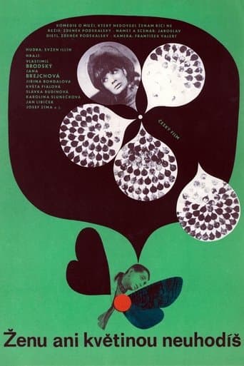 Movie poster for Never Strike A Woman... Even with A Flower