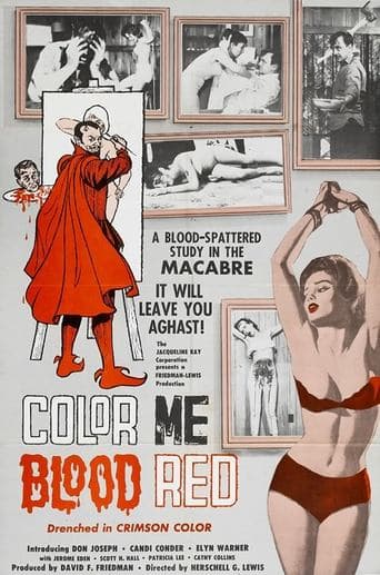 Movie poster for Color Me Blood Red