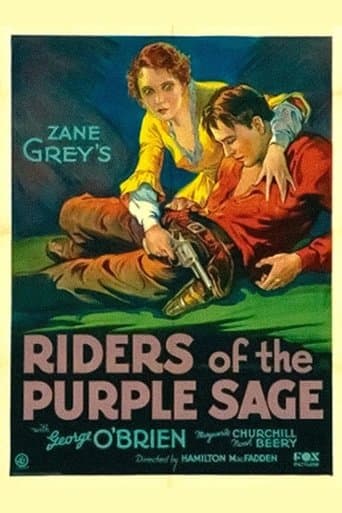 Movie poster for Riders of the Purple Sage