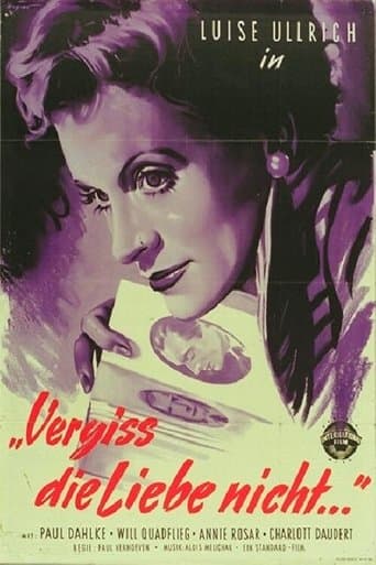 Movie poster for Vergiß die Liebe nicht