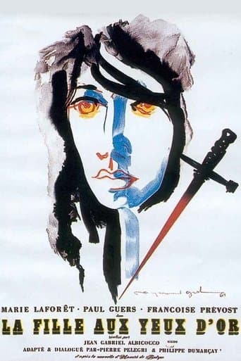Movie poster for The Girl with the Golden Eyes