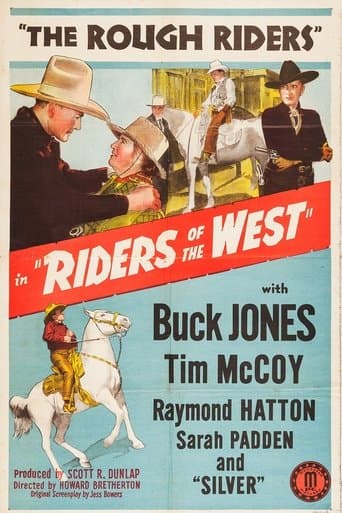 Movie poster for Riders of the West