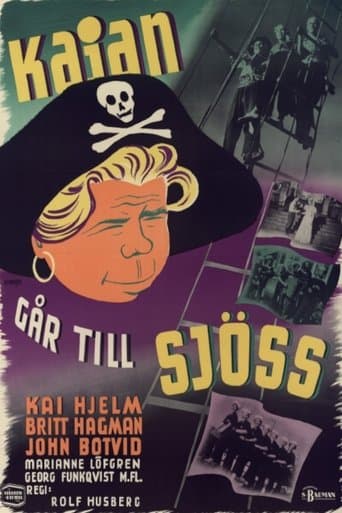 Movie poster for Kajan går till sjöss