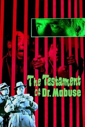Movie poster for The Terror of Doctor Mabuse