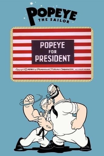Movie poster for Popeye for President