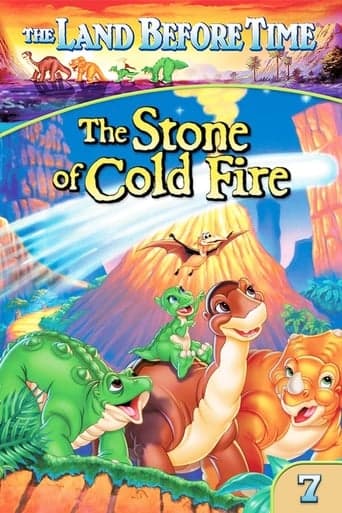 Movie poster for The Land Before Time VII: The Stone of Cold Fire