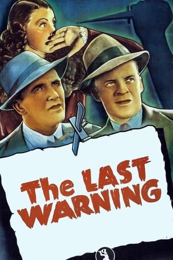 Movie poster for The Last Warning