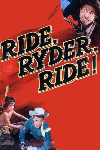 Movie poster for Ride, Ryder, Ride!
