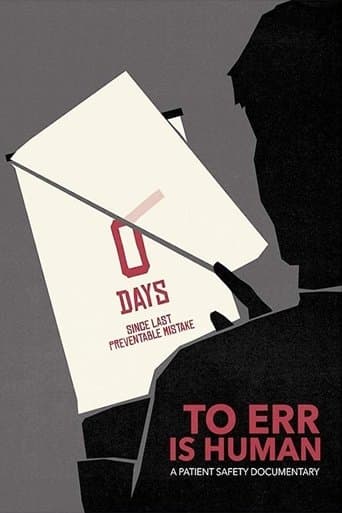 Movie poster for To Err Is Human: A Patient Safety Documentary
