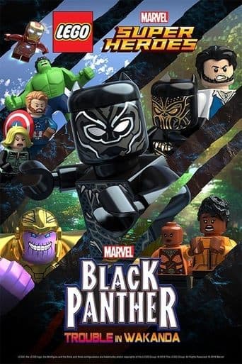 Movie poster for LEGO Marvel Super Heroes - Black Panther: Trouble in Wakanda