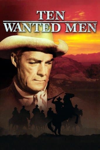 Movie poster for Ten Wanted Men