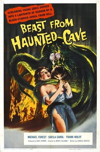 Movie poster for Beast from Haunted Cave