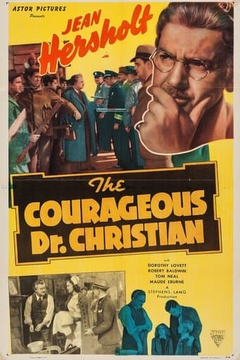 Movie poster for The Courageous Dr. Christian