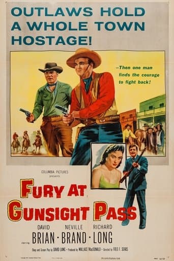 Movie poster for Fury at Gunsight Pass